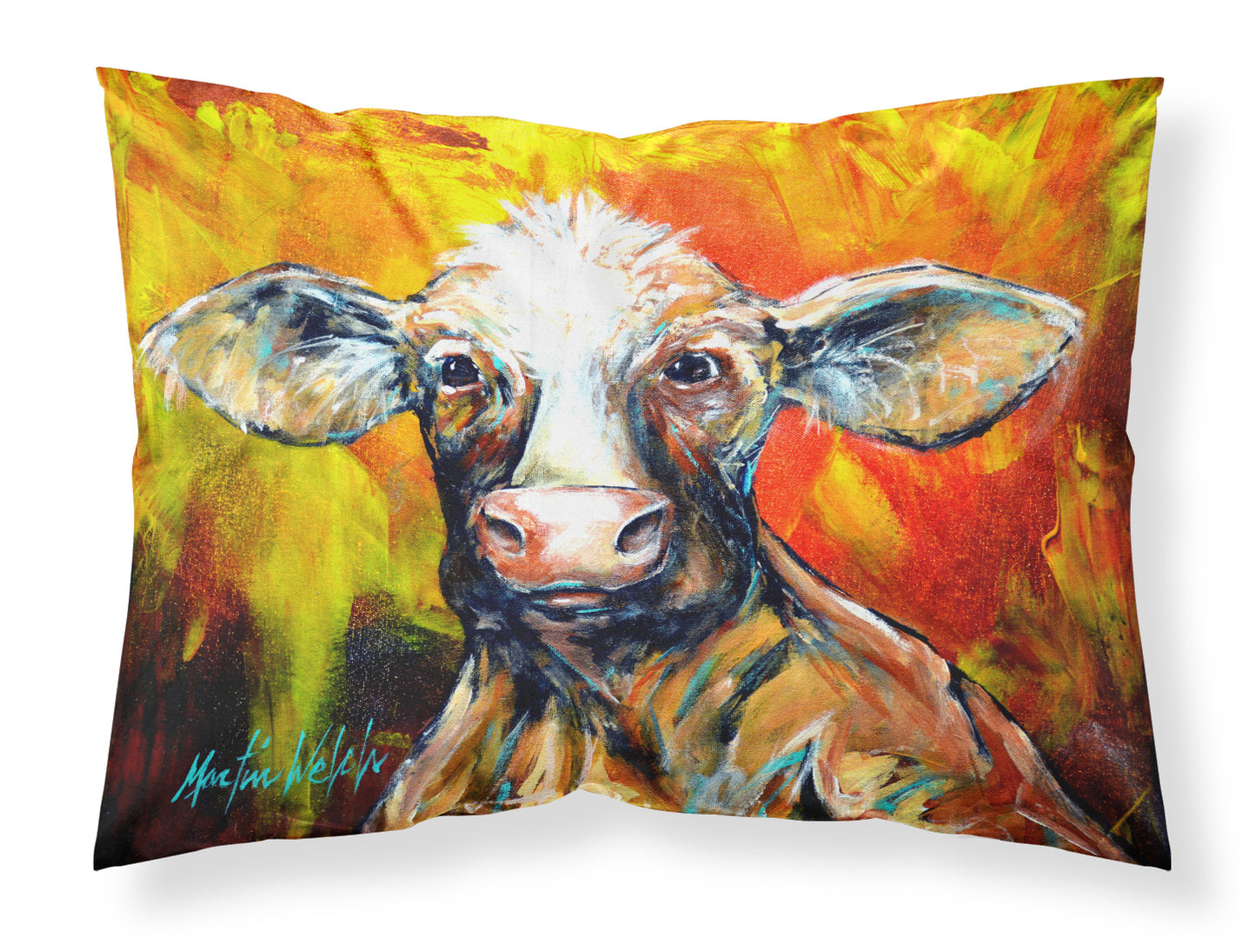 Buy this Another Happy Cow Fabric Standard Pillowcase