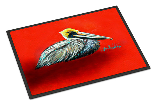 Buy this Sitting Brown Pelican Indoor or Outdoor Mat 24x36