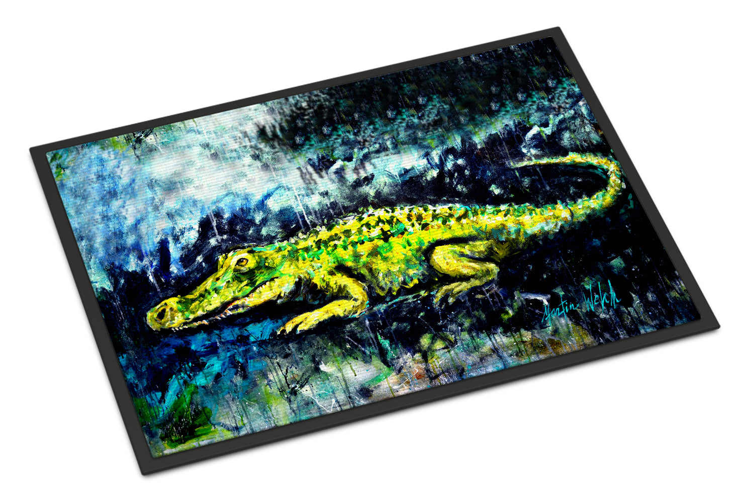 Buy this Sneaky Alligator Indoor or Outdoor Mat 24x36