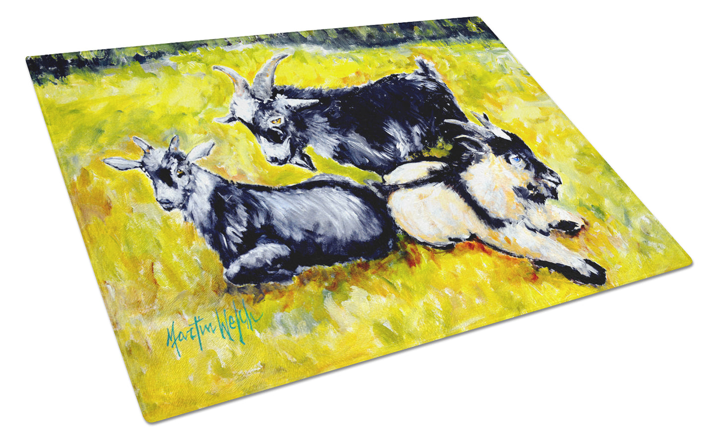 Buy this Three Goats Glass Cutting Board Large