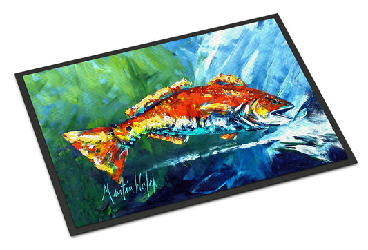 Buy this Break Through Red Fish Indoor or Outdoor Mat 18x27