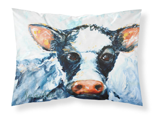 Buy this Cow Lick Black and White Cow Fabric Standard Pillowcase