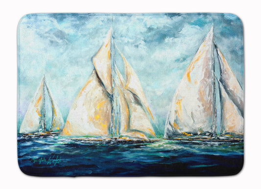 Buy this The Last Mile Sail boats Machine Washable Memory Foam Mat