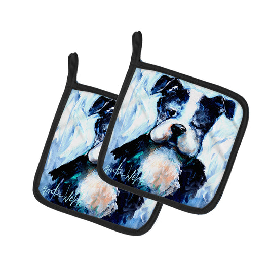 Buy this Boston Terrier Boston Tuff Pair of Pot Holders