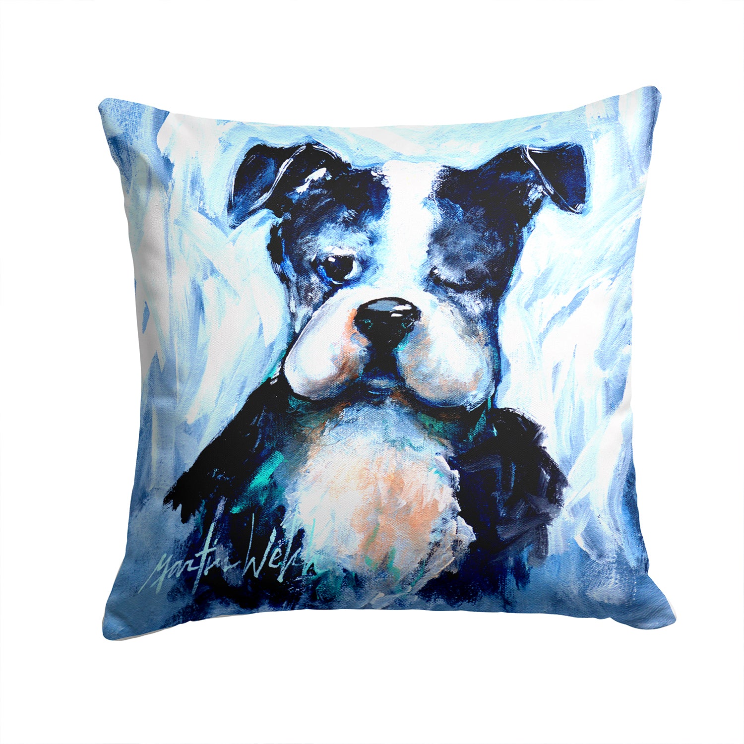 Buy this Boston Terrier Boston Tuff Fabric Decorative Pillow