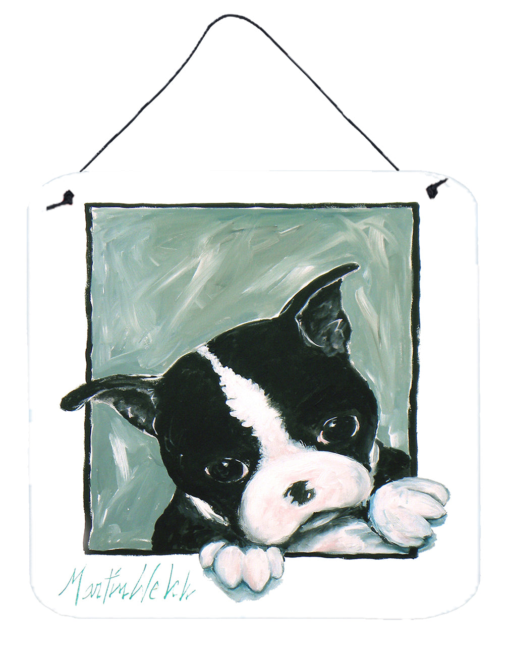 Buy this Boston Terrier Don't Leave Me Wall or Door Hanging Prints