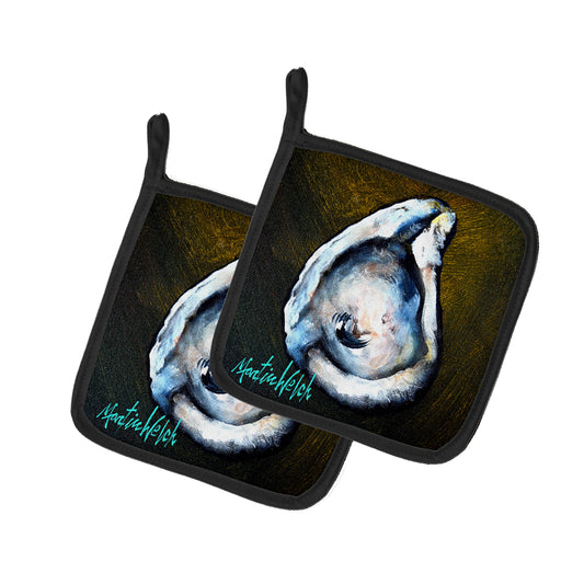 Buy this Brown Eye Oyster Pair of Pot Holders