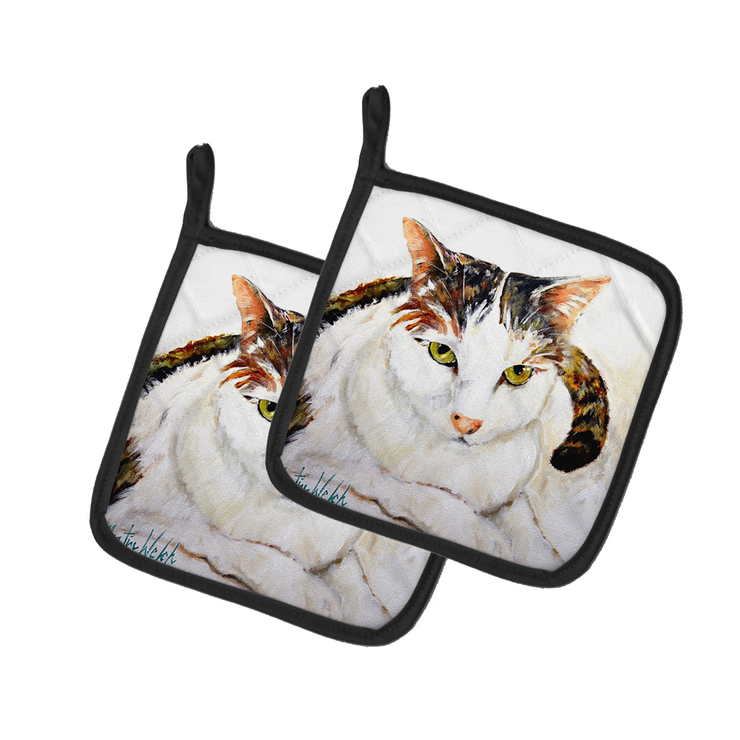 Buy this Lanie Cat Pair of Pot Holders