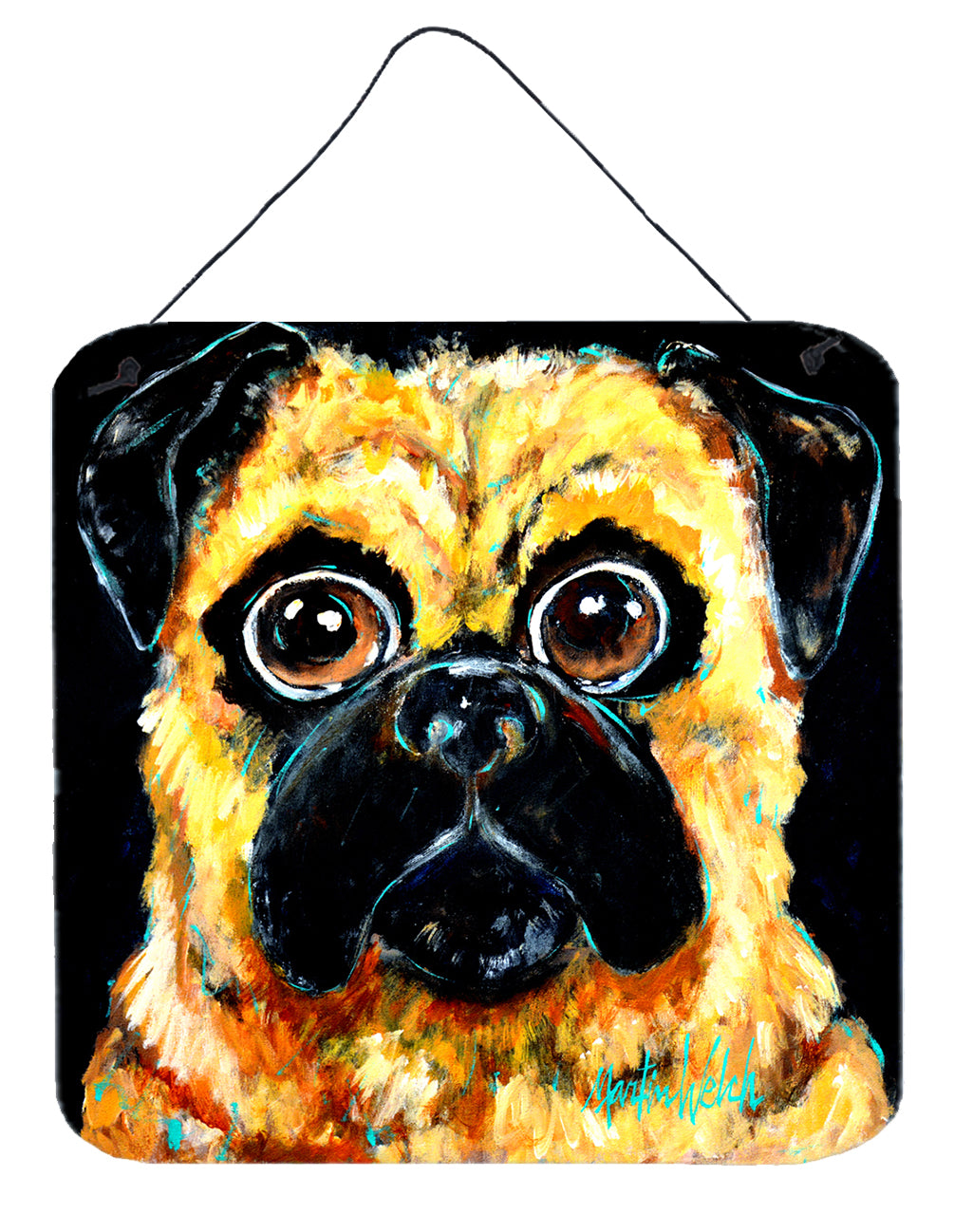 Buy this Pug It Out Wall or Door Hanging Prints