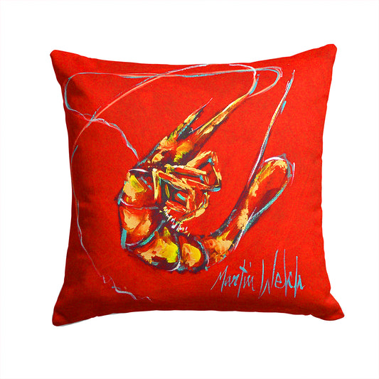 Buy this Red Shrimp Fabric Decorative Pillow