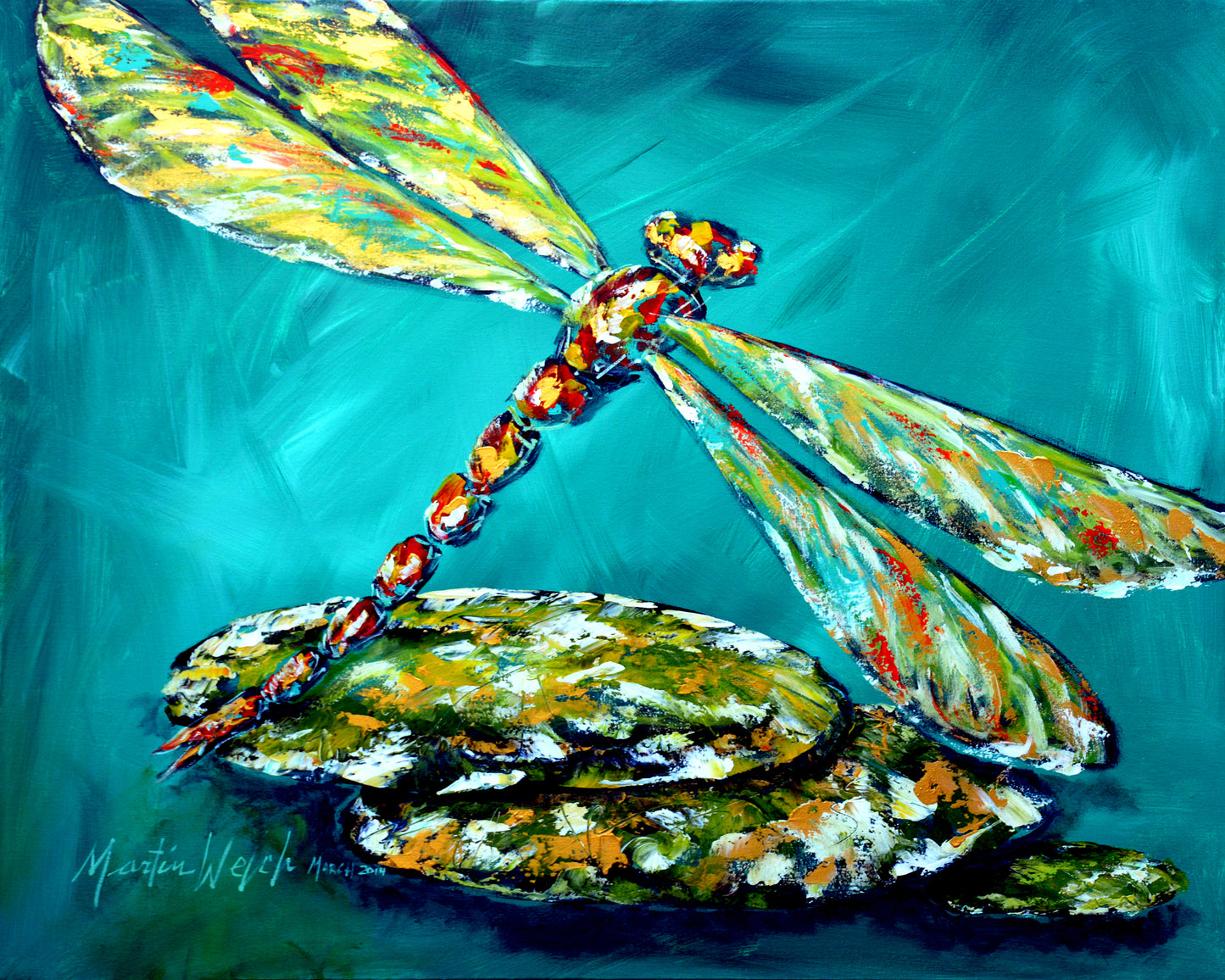 Matin - Dragonfly - 11"x14" Print