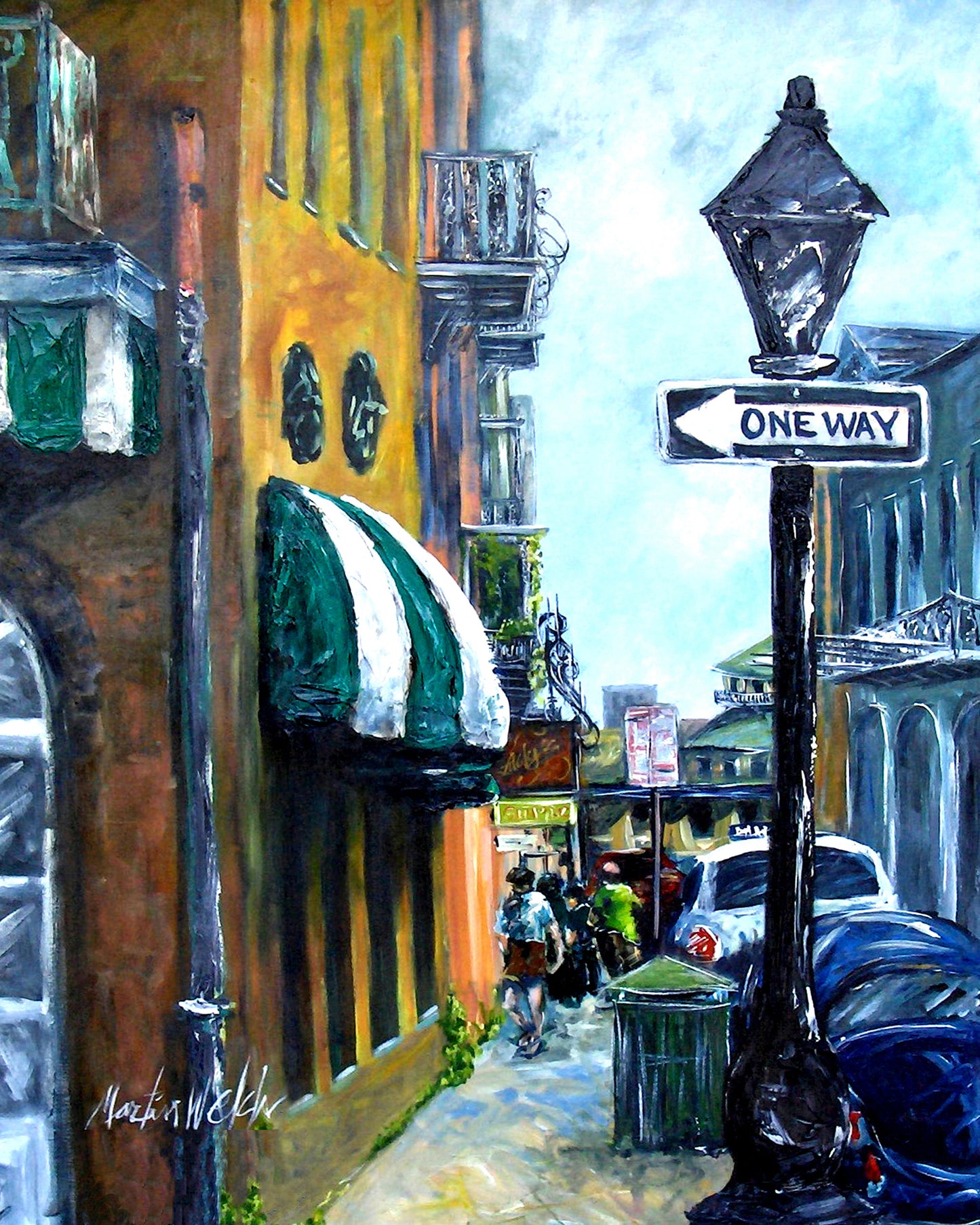 New Orleans Street Scene - 11"x14" Print