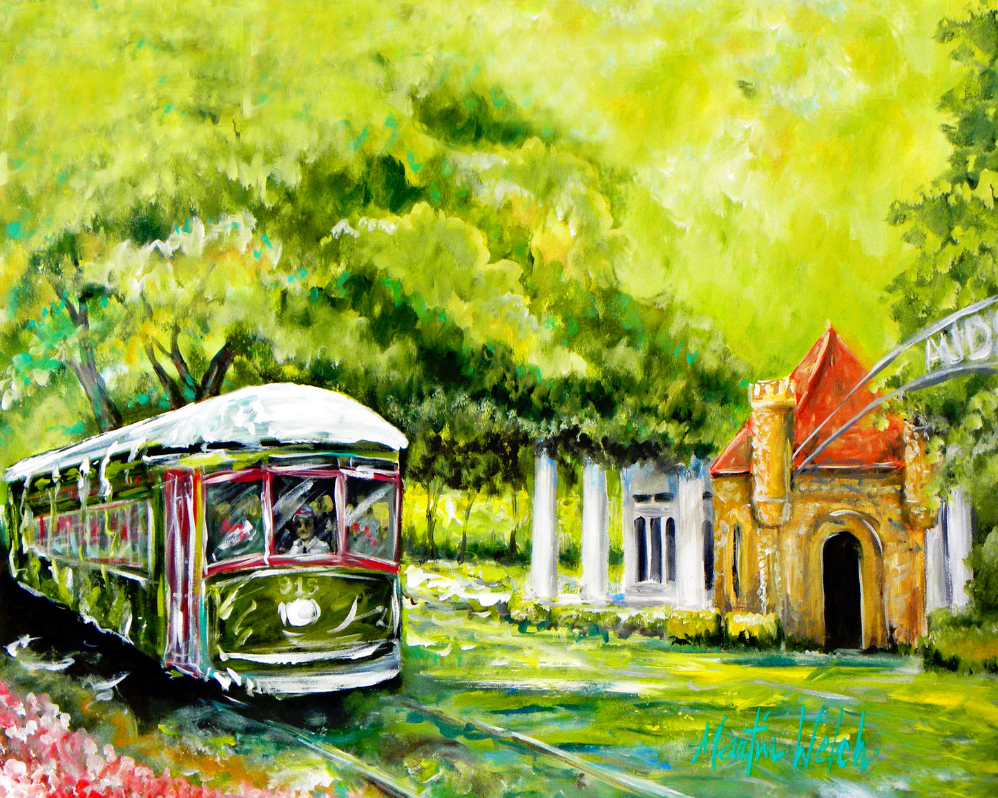 Next Stop Audubon Park - Streetcar - 11"x14" Print