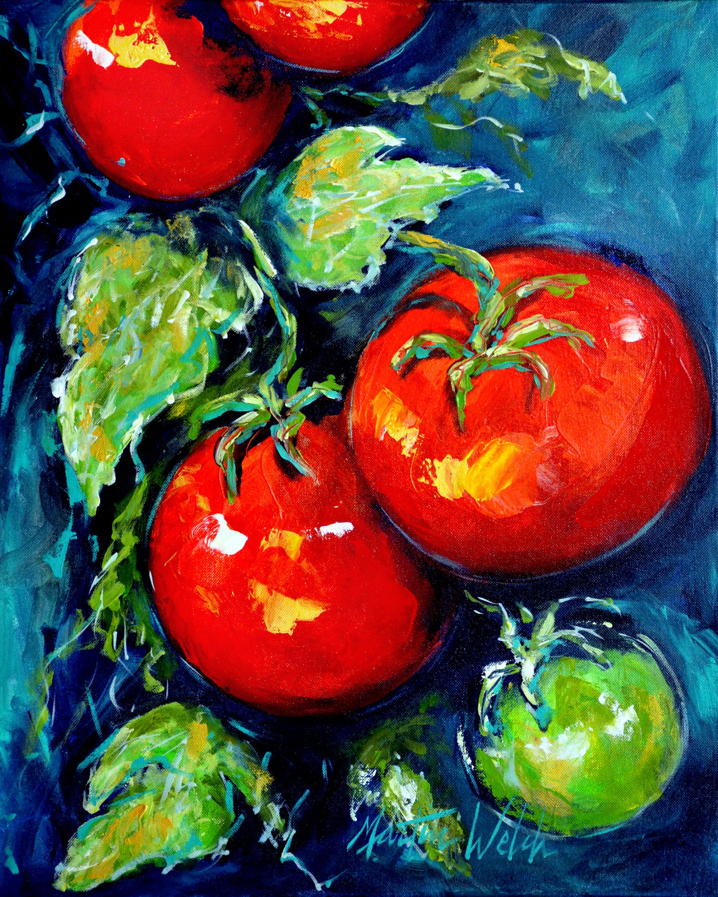 On The Vine - Tomatoes - 11"x14" Print