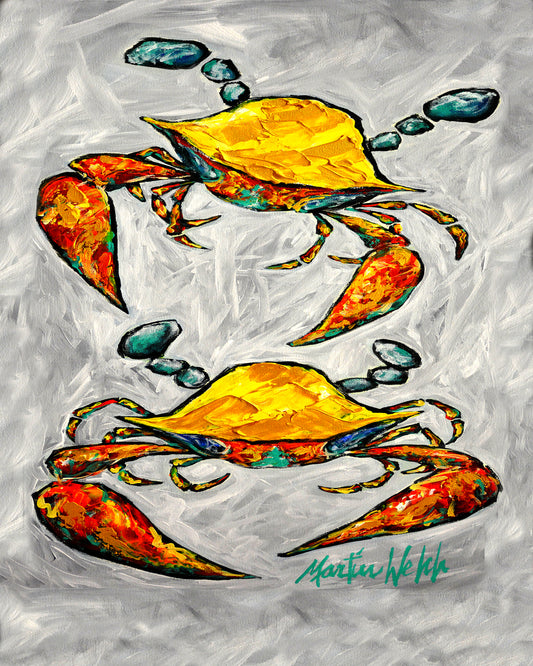Peggy's Crabs - Crab - 11"x14" Print