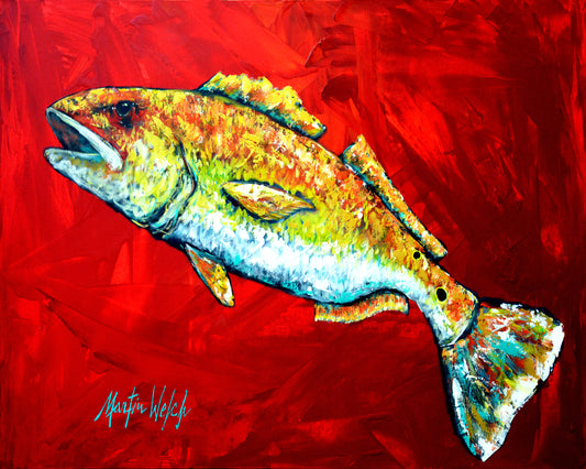 Red Red - Red Fish - 11"x14" Print