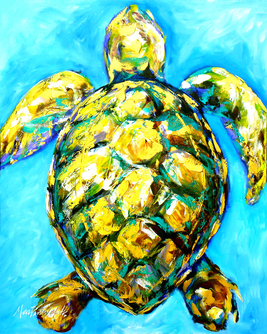 Sand Dance - Turtle - 11"x14" Print