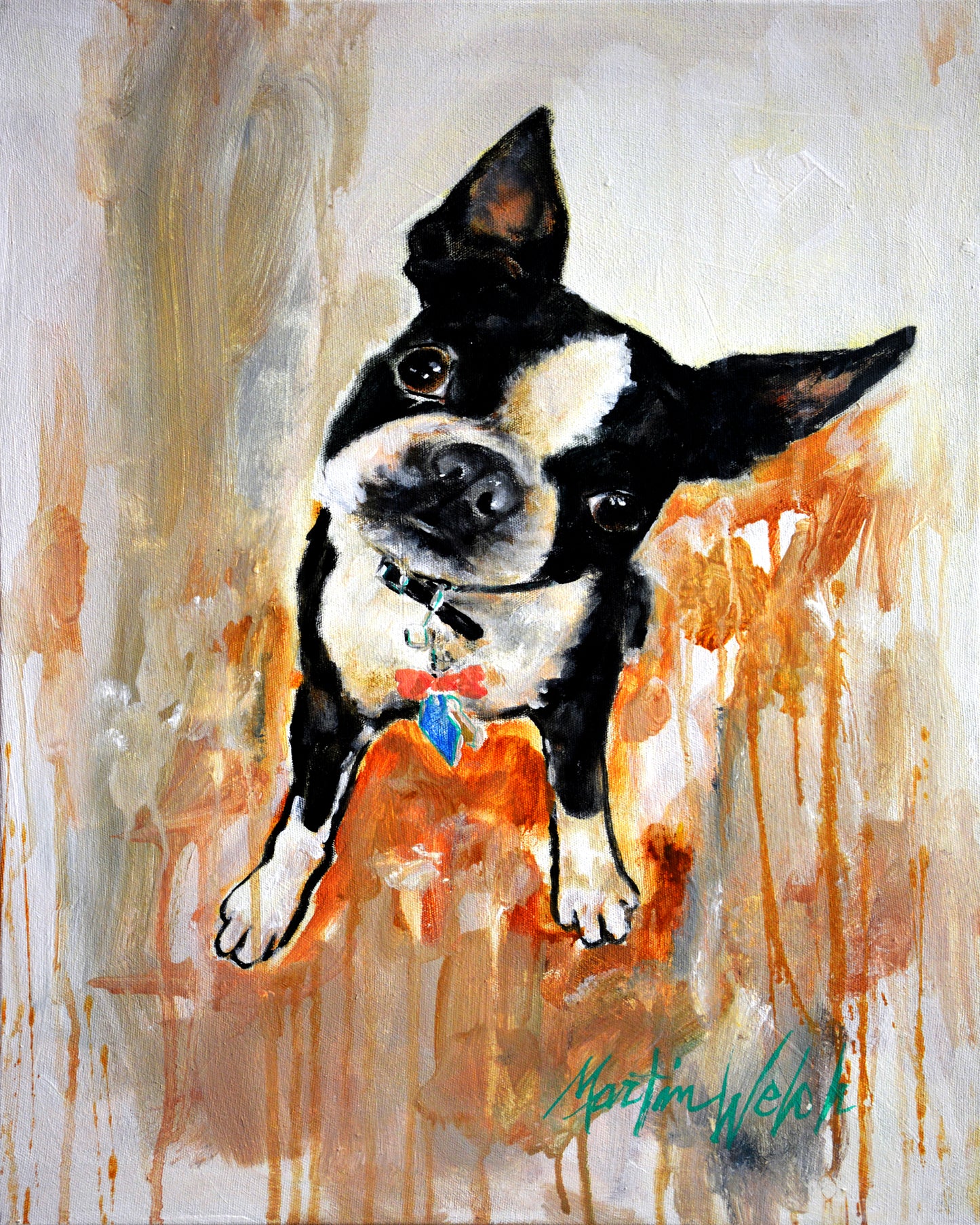 Scout - Boston Terrier - 11"x14" Print