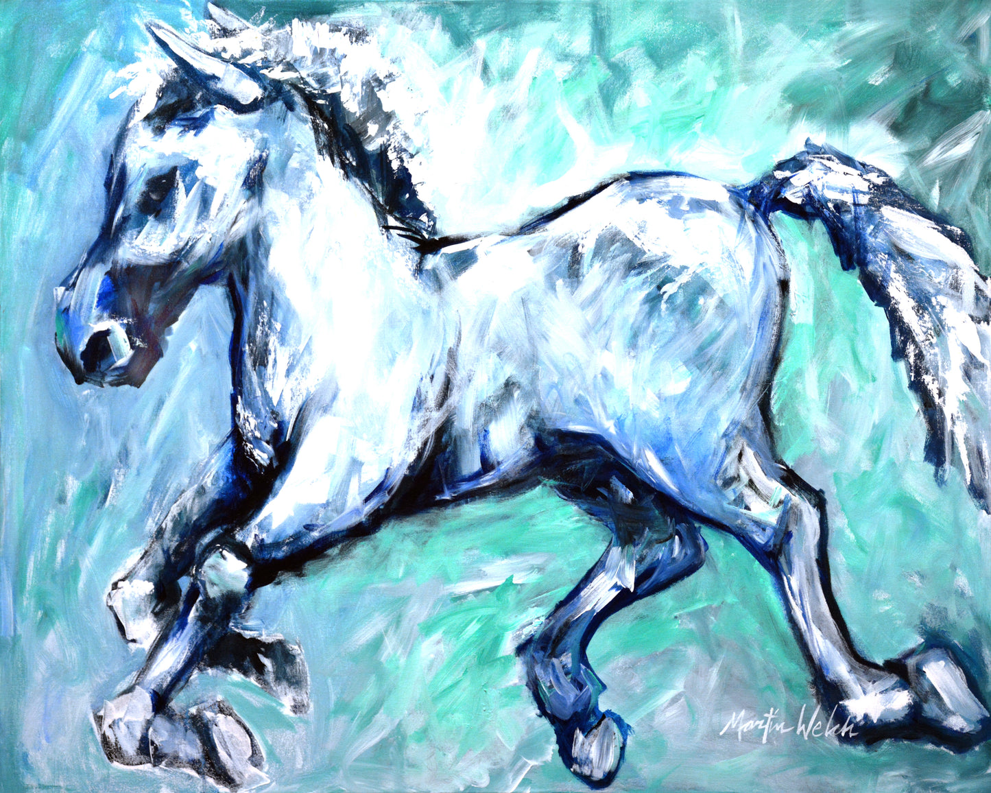Shadow - Horse - 11"x14" Print