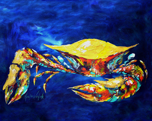 Sparkle Blue - Blue Crab - 11"x14" Print