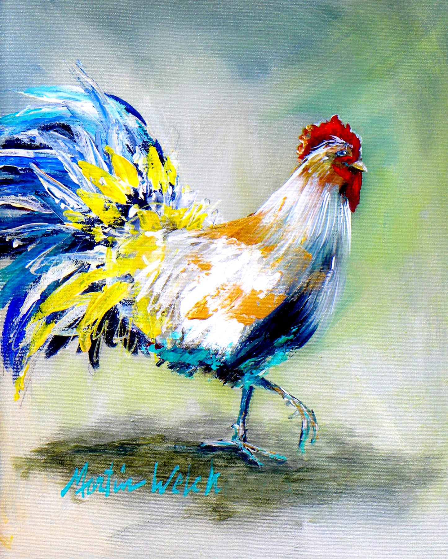 Sunrise - Rooster - 11"x14" Print