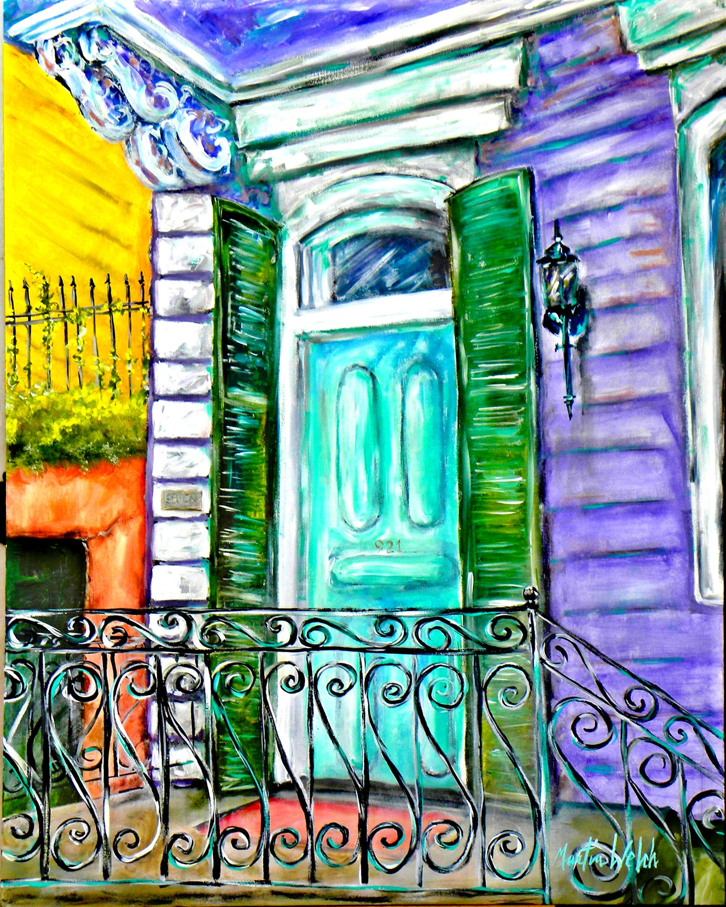 The House Next Door - New Orleans Houses - 11"x14" Print