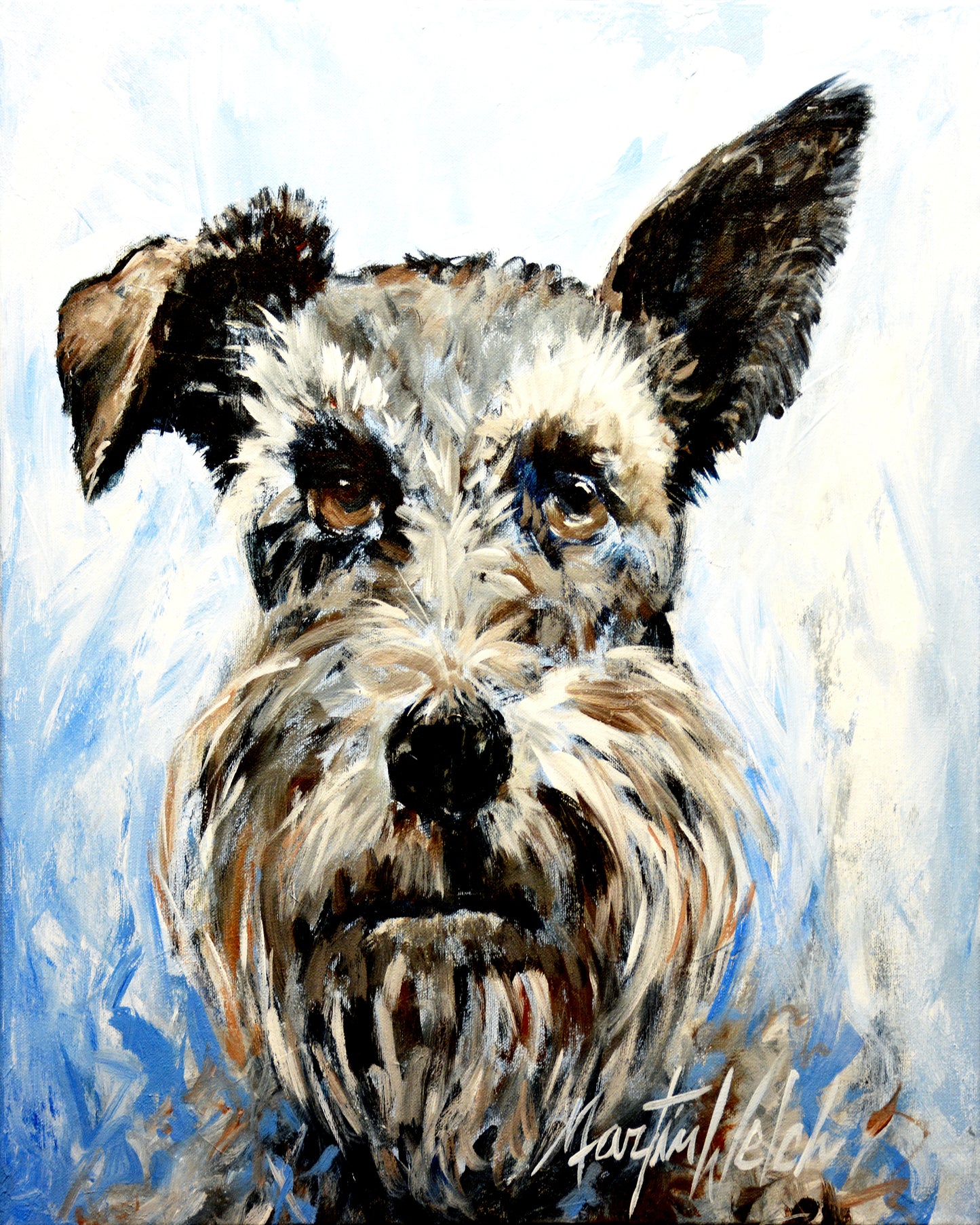 Toby - Dog portrait - 11"x14" Print